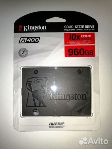 SSD Kingston A400 2.5 960gb объявление продам