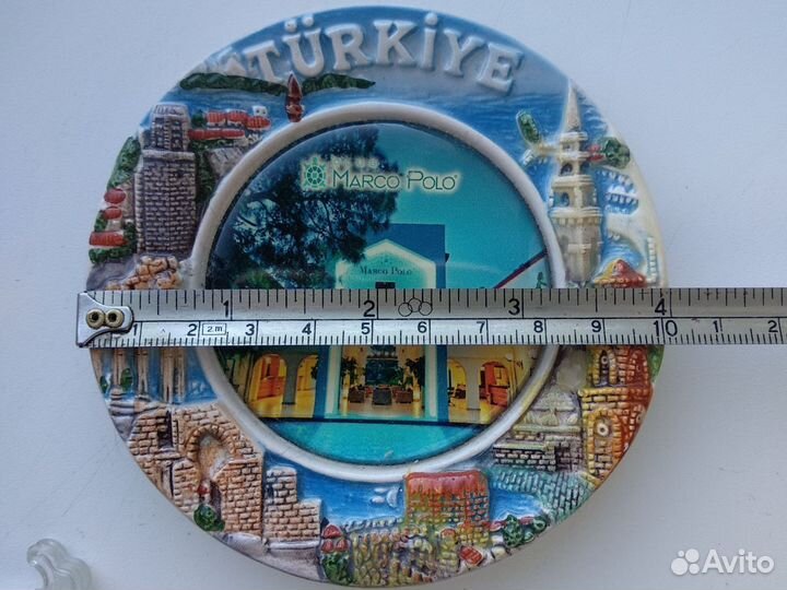 Декоративная тарелка сувенирная с подставкой 10 15