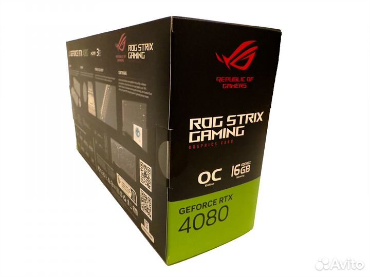 Видеокарта asus ROG strix GeForce RTX 4080 O16G ga