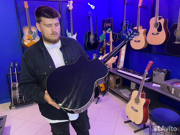 Гитара акустическая полноразмерная