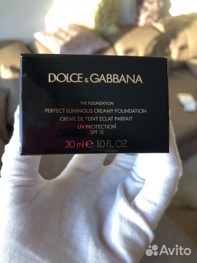 Dolce&gabbana кремовая тональная основа