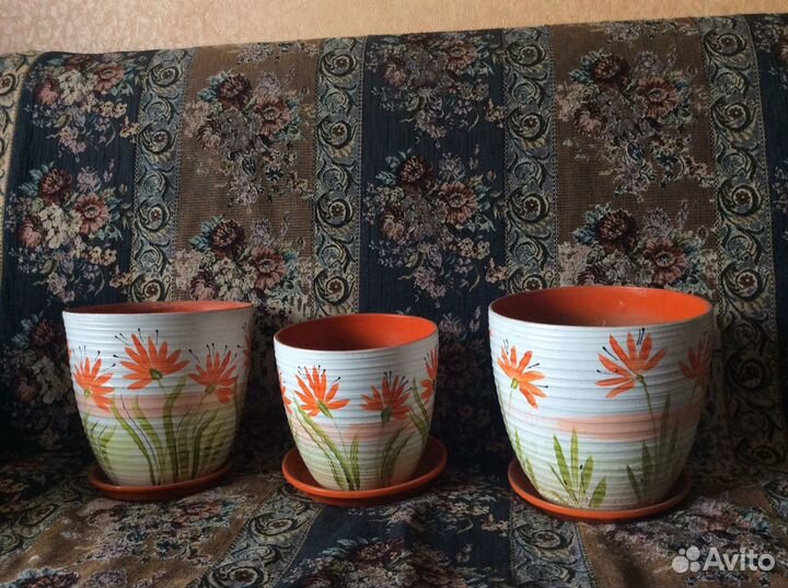 Керамические горшки