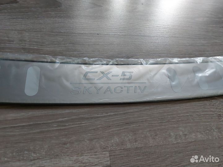 Накладка на задний бампер mazda cx 5