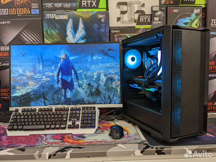 Игровой пк Ryzen 5 5600 RTX 3060 12GB DDR4 16GB 1