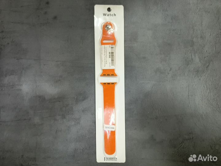Ремешок Sport TPU Apple Watch 38-40mm (Оранжевый 7
