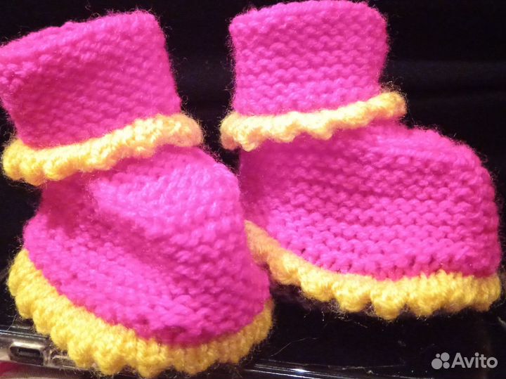Пинетки вязаные