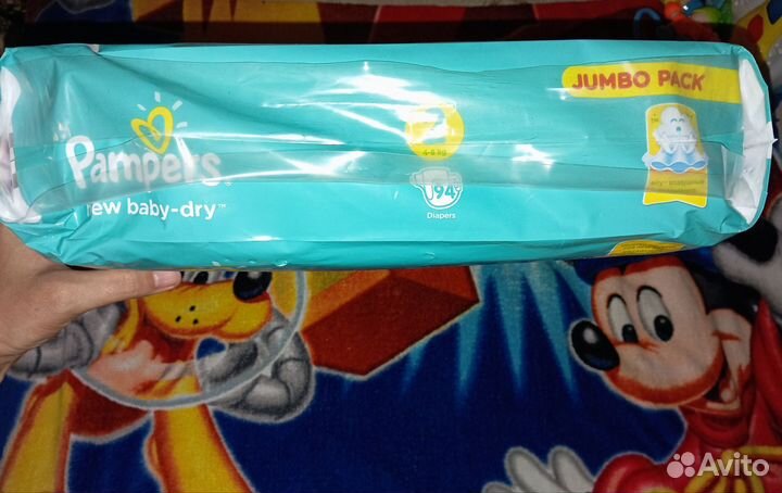 Подгузники Pampers New Baby-Dry 2 4-8 kg