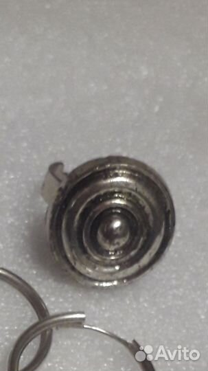 Серьги серебрение кольцо