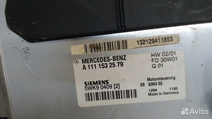 Блок управления двигателем Mercedes C W203, 2001