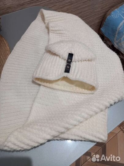 Зимняя шапка и снуд женская
