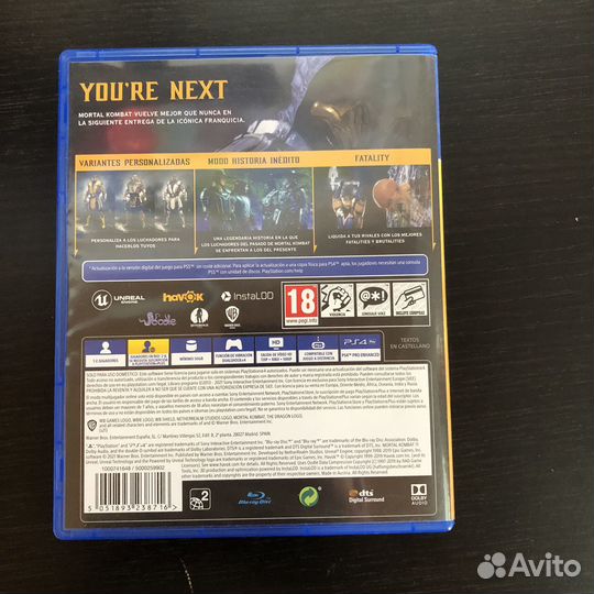 Mortal kombat 11 ps4 диск