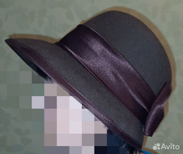 Шляпка женская фетровая