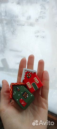 Ёлочные игрушки из дерева