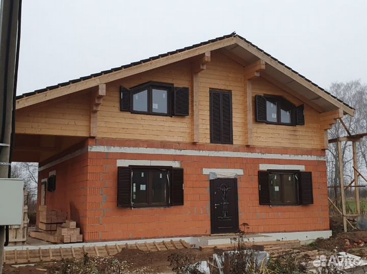 Домокомплект из клееного бруса, ель, 185 на 160