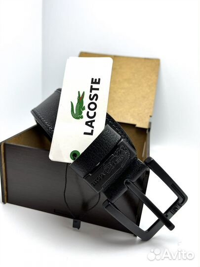 Мужской кожаный ремень Lacoste