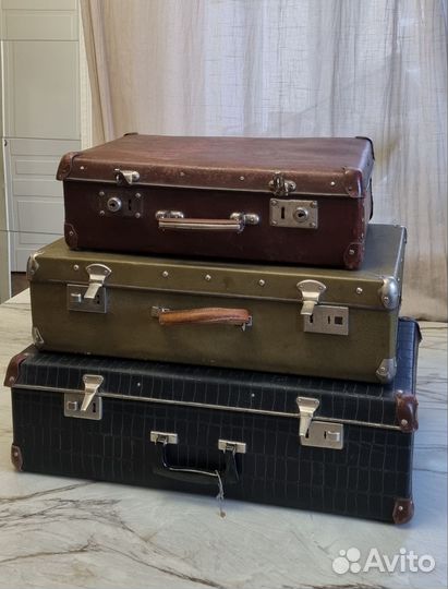 Чемоданы времен СССР ретро