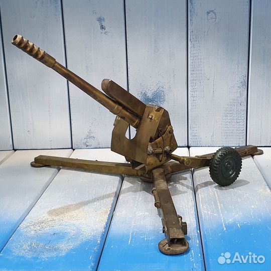 Модель гаубицы Д-30А, ссср, латунь