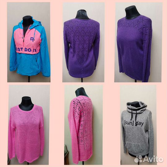 Женские вещи (24шт) пакетом 46 48 размер