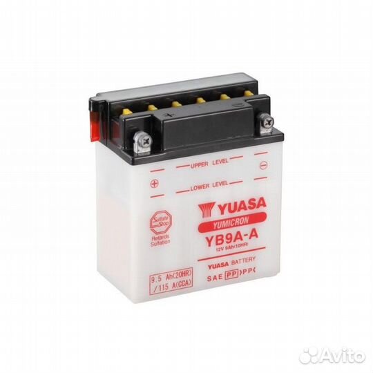Аккумулятор мото Yuasa 9.5Ач YB9A-A