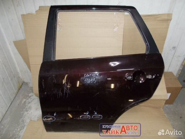 Дверь задняя левая Hyundai Santa Fe 2 CM 2010-2012