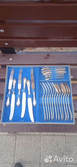 Набор столовых приборов мельхиор СССР