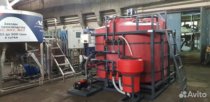 Мобильный растворный узел для кас, жку, сзр