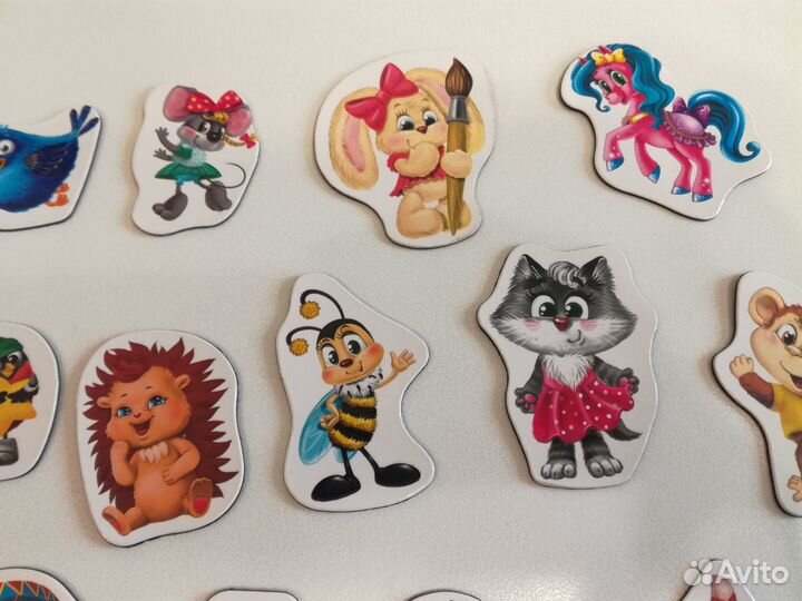 Магниты детские 27шт