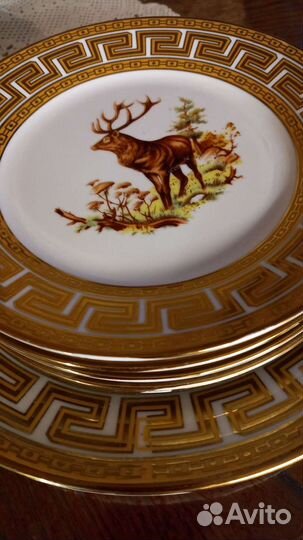 Версаче набор тарелок+блюдо