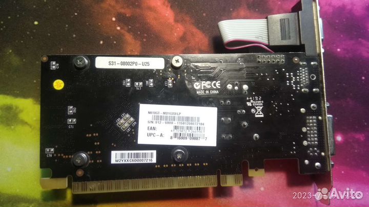 Видеокарта gt 610 1g