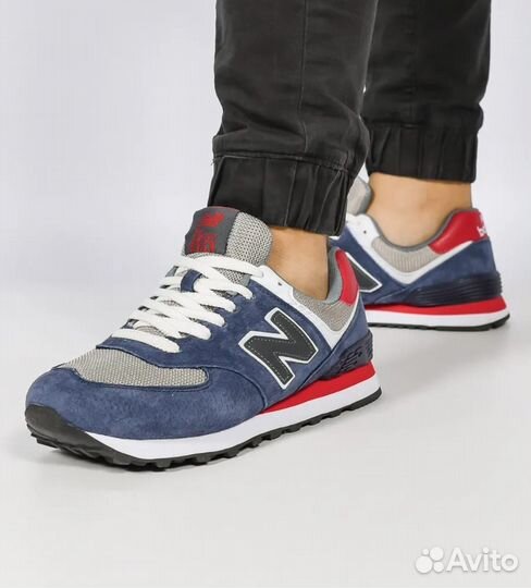 Кроссовки New balance 574 натуральная кожа
