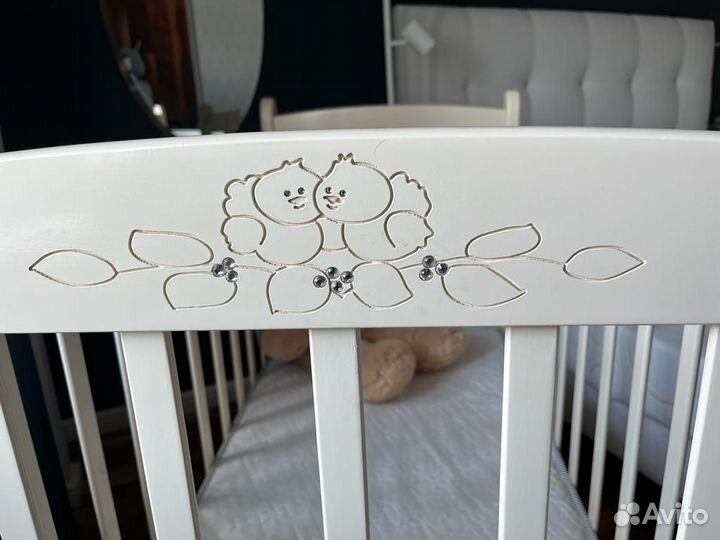 Детская кроватка с комодом Можга