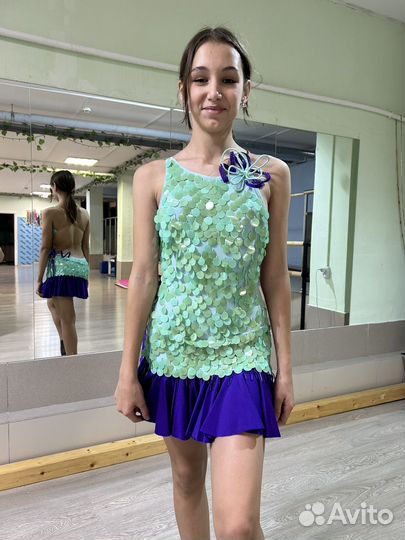 Платье для танцев юниоры латина