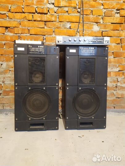 Колонки s90, усилитель, микшер