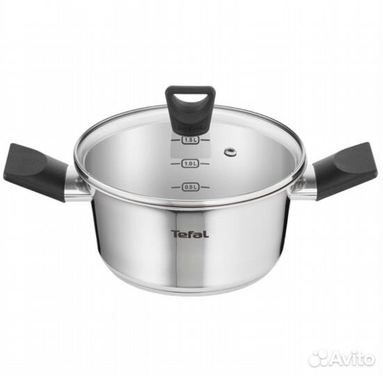 Новая Tefal Simpleo с крышкой 18см,гарантия,чек