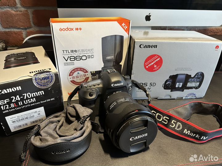 Canon 5D mark iv kit ef24-70 2.8l II usm