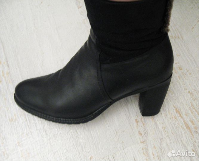 Полусапожки зимние, женские 38-39