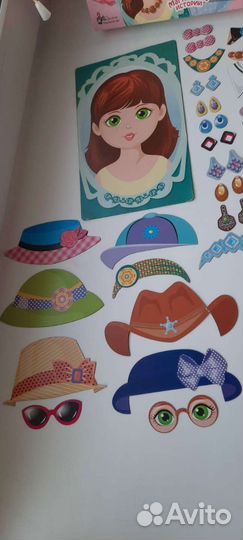 Магнитная игра Модная девчонка