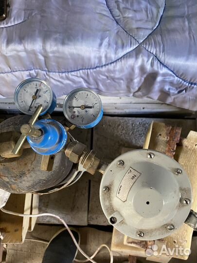 Кислородный баллон с редуктором