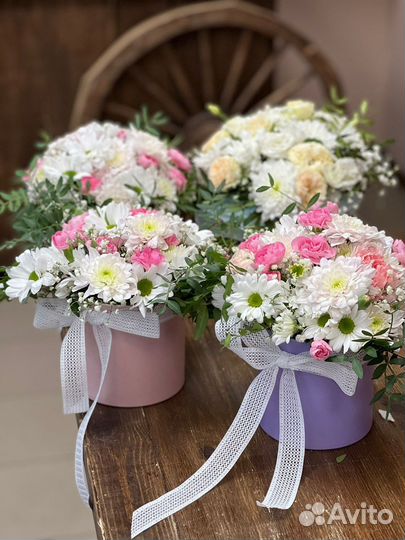 Цветы в коробке