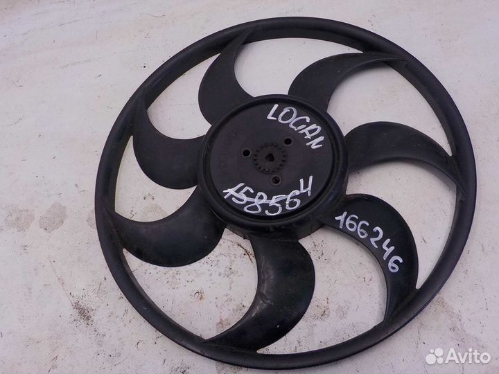 Крыльчатка вентилятора renault logan