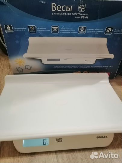 Весы детские maman электронные