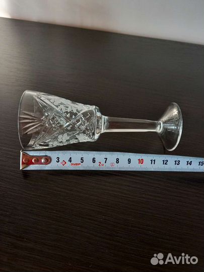 Рюмки 10шт хрусталь