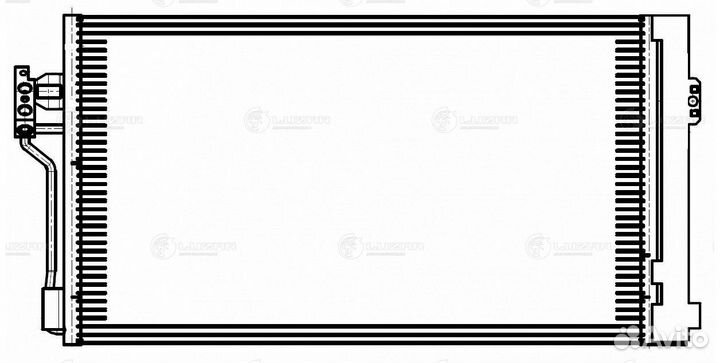 Радиатор кондиц.с ресивером mercedes vito/viano (0