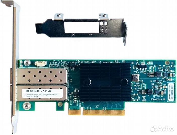 Сетевой адаптер Mellanox MCX312B-xcct ConnectX-3 Pro EN network interface card, 10GbE, dual port SFP