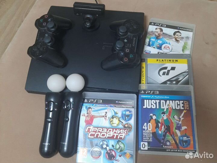 Игровая приставка ps3 с играми