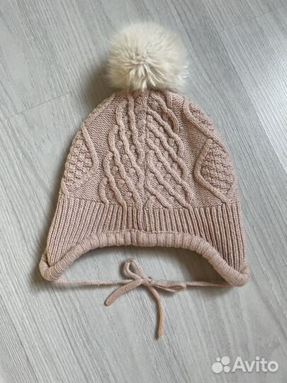 Шапка зимняя и снуд H&M для девочки 86-92