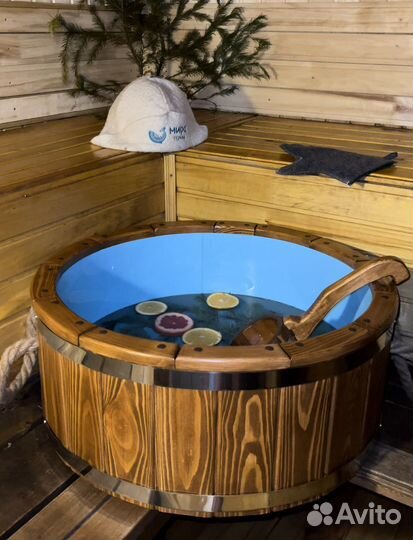 Купель с подогревом / печкой, банный чан