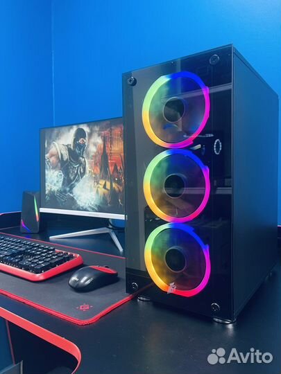 Игровой Компьютер Core i5 3470 8Gb RX 6400 4Gb
