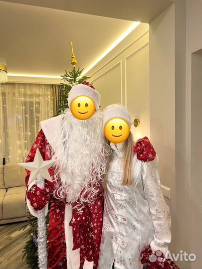 Костюм деда мороза и снегурочки