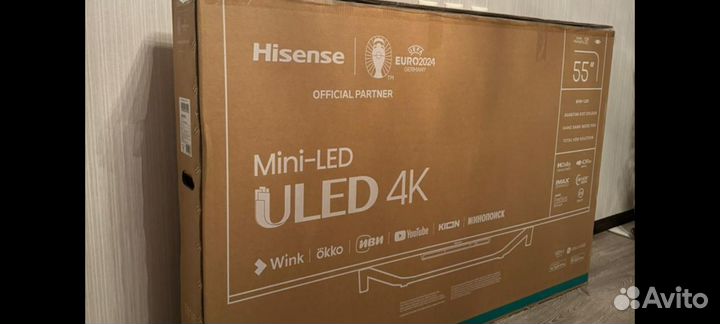 Флагман.Телевизор Hisense 55U7KQ.Новый.Гарантия.1г